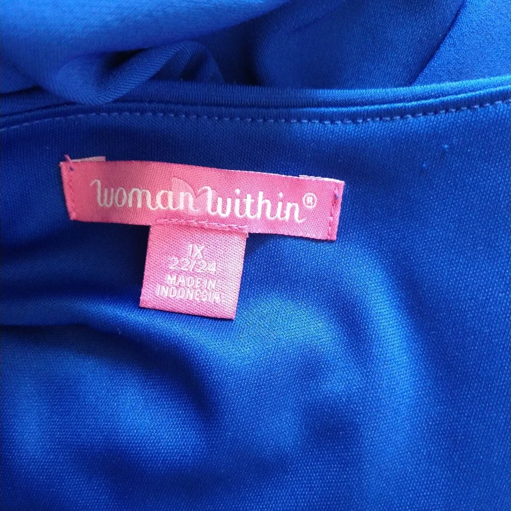 Elegant Blue Women's Dress